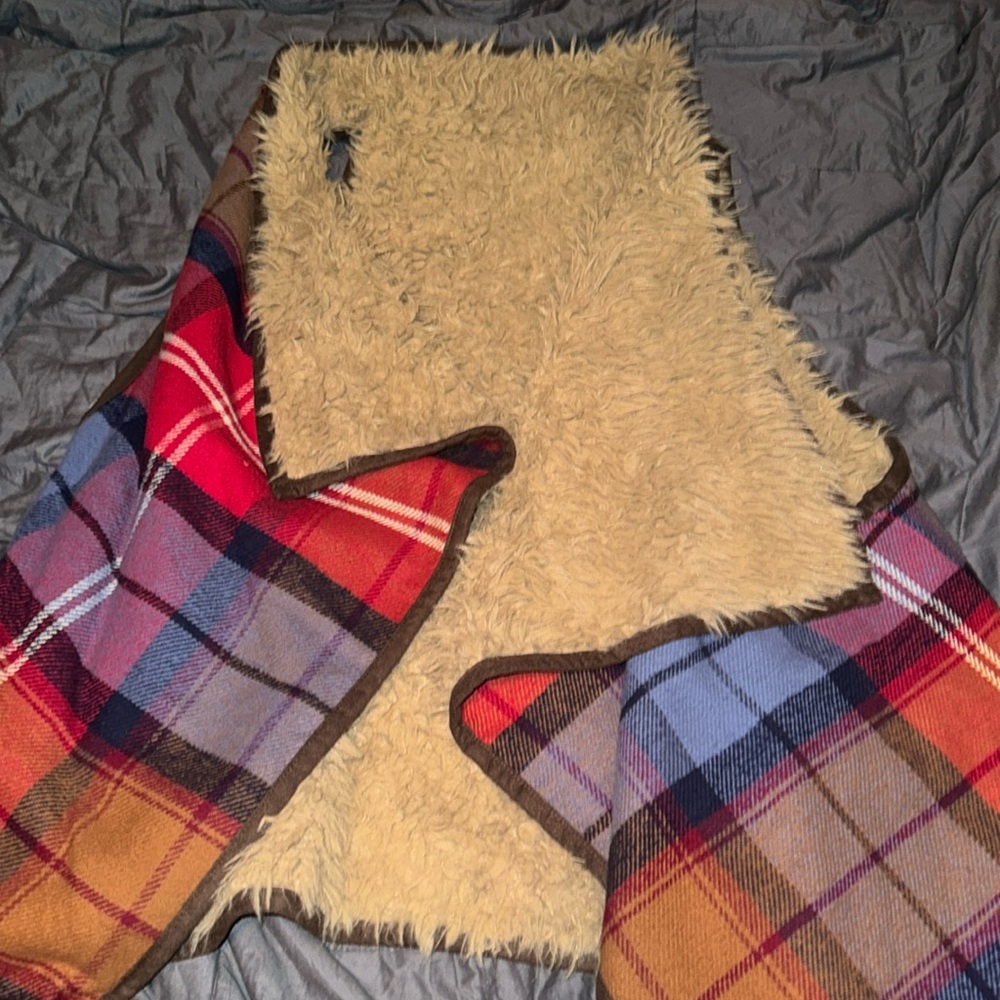 Plaid vest